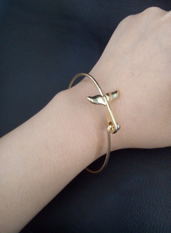 نوماندا سوار من مجوهرات نوماندا البحرية، سهل الفتح، بإبزيم على شكل ذيل حوت (ذهبي) - Image 4