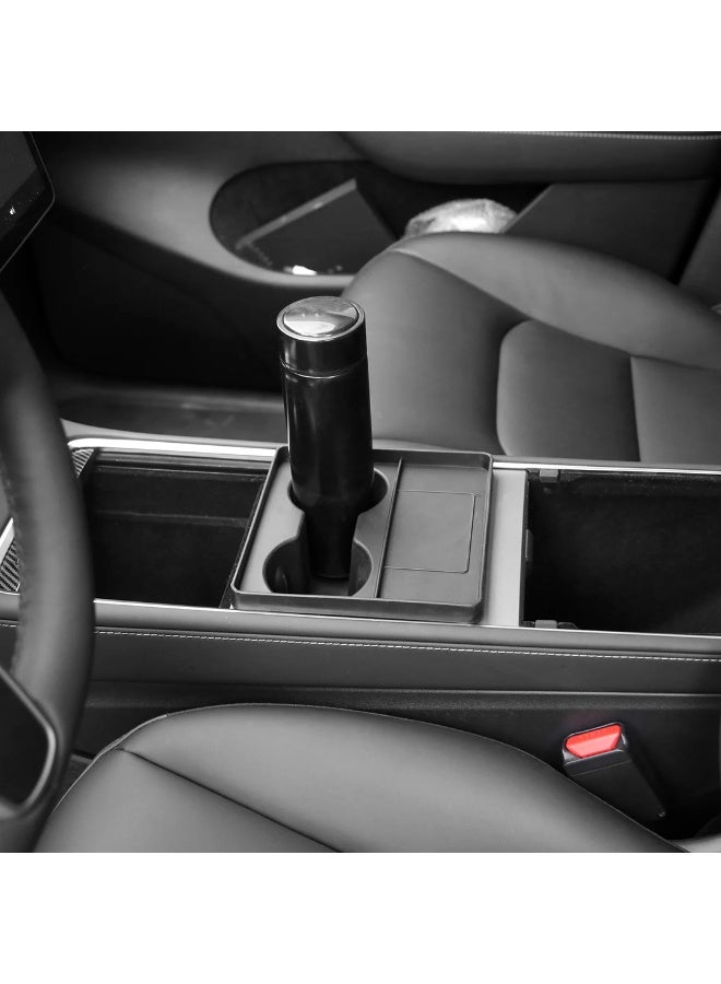 HPS Silicone Car Cup Holder Insert for Tesla Model 3 & Model Y – Anti-Slip Interior Accessory - Image 3