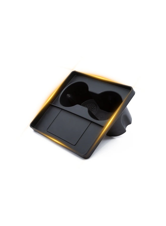 HPS Silicone Car Cup Holder Insert for Tesla Model 3 & Model Y – Anti-Slip Interior Accessory - Image 1