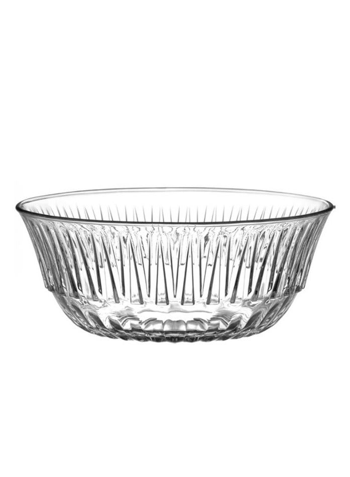 LAV وعاء زجاجي أليندا – سعة 2200 مل – ارتفاع 93 مم × عرض 225 مم – وعاء تقديم شفاف وأنيق للمطبخ والطعام - Image 2