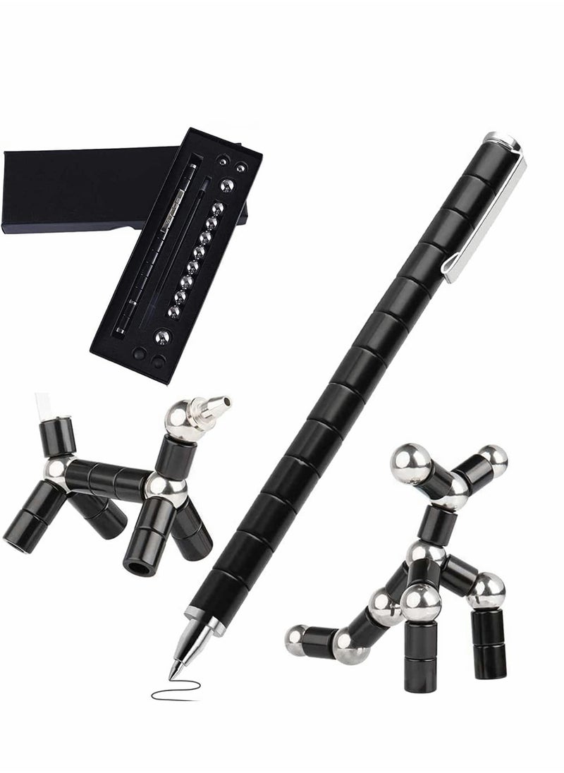 Generic - Magnetic Fidget Pen Set - Relaxation Magnetic Pen Toy with Multifunctional Metal Design - Image 1