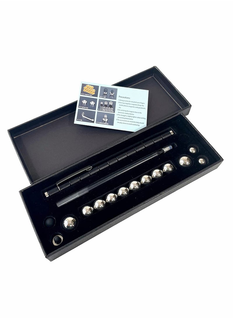 Generic - Magnetic Fidget Pen Set - Relaxation Magnetic Pen Toy with Multifunctional Metal Design - Image 1