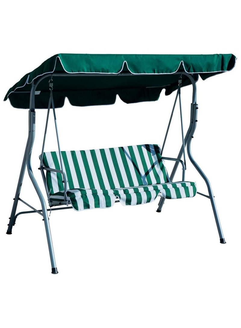 DubaiGallery Green Swing Top Cover Canopy Replacement Porch Patio Outdoor Canopy Swing Chair Awning Protection Against UV Rays - Image 2