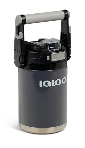 Igloo Rival Fusion 54OZ Insulated Water Jug Large Water Bottle Sports Water Jug Grey - Image 1