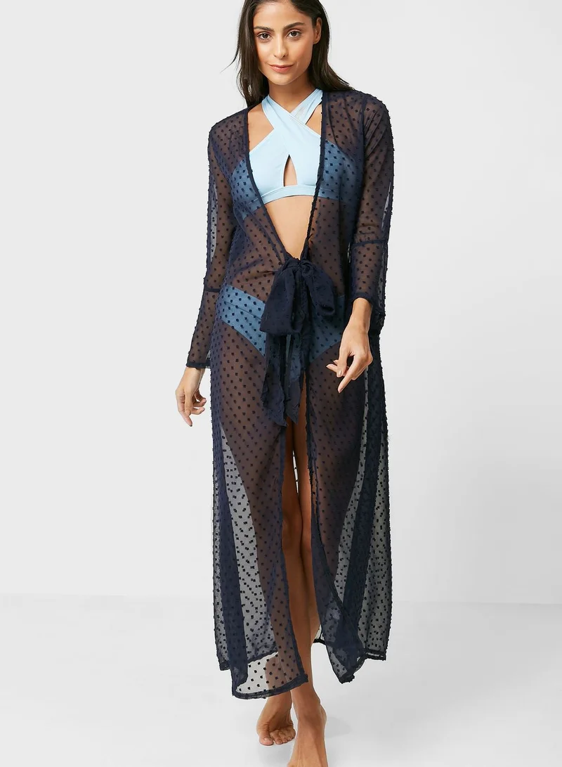 ELLA Tie Front Kimono