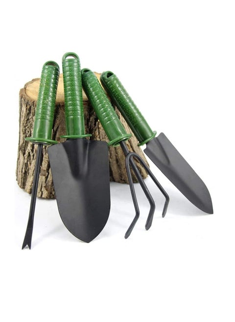 4Pcs 25cm Garden Green Tool Set for Planting Transplant