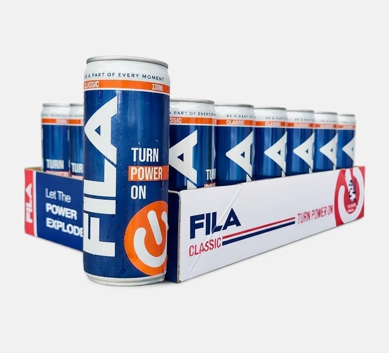 FILA POWER Energy Drink 330 ml - Pack of 24 Can - Image 1