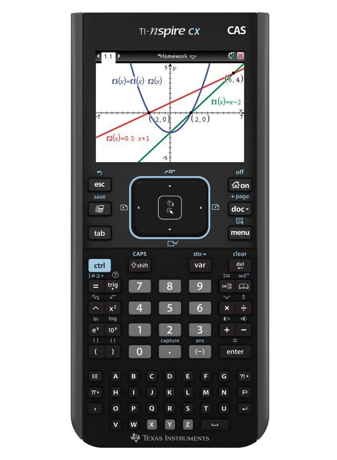 TEXAS INSTRUMENTS آلة حاسبة جرافية من تكساس إنسترومنتس نسباير CX CAS - Image 3