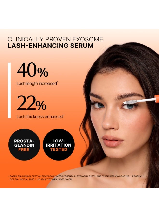 lilyeve GROWTURN Eyelash Growth Serum, Korean Lash Enhancing Serum for Longer Natural Lashes, 2-in-1 Dual Lash Serum for Day & Night Care, Prostaglandin Free with Biotin & Exosome |8ml - Image 4