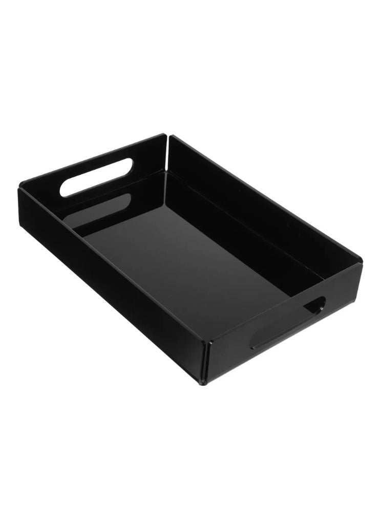 Garkoo – Luxury Acrylic Serving Tray – Size 20×30 cm – Durable Seamless Design with Handles – Open-Sided – Ideal for Hotels, Restaurants & Room Service - Image 1