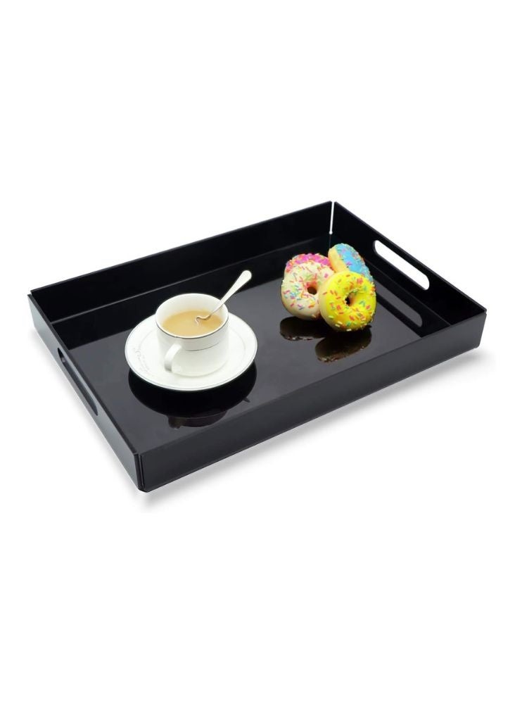 Garkoo – Luxury Acrylic Serving Tray – Size 20×30 cm – Durable Seamless Design with Handles – Open-Sided – Ideal for Hotels, Restaurants & Room Service - Image 3