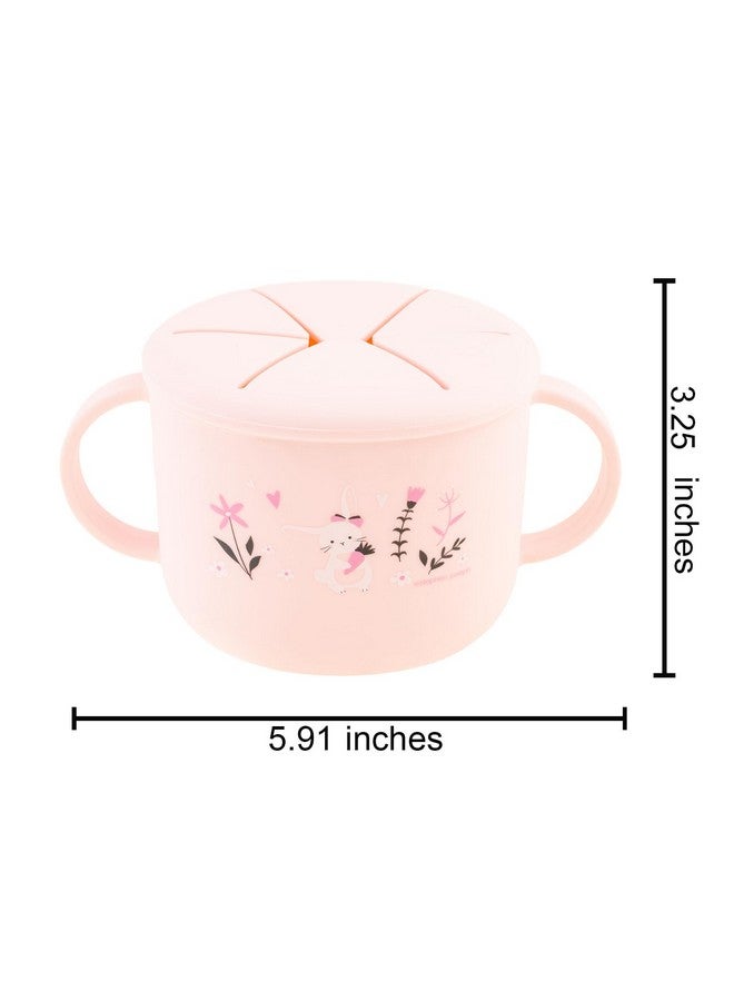 Stephen Joseph, Silicone Snack Cup, Snack Cups for Babies and Toddlers, Bunny, Medium - Image 3