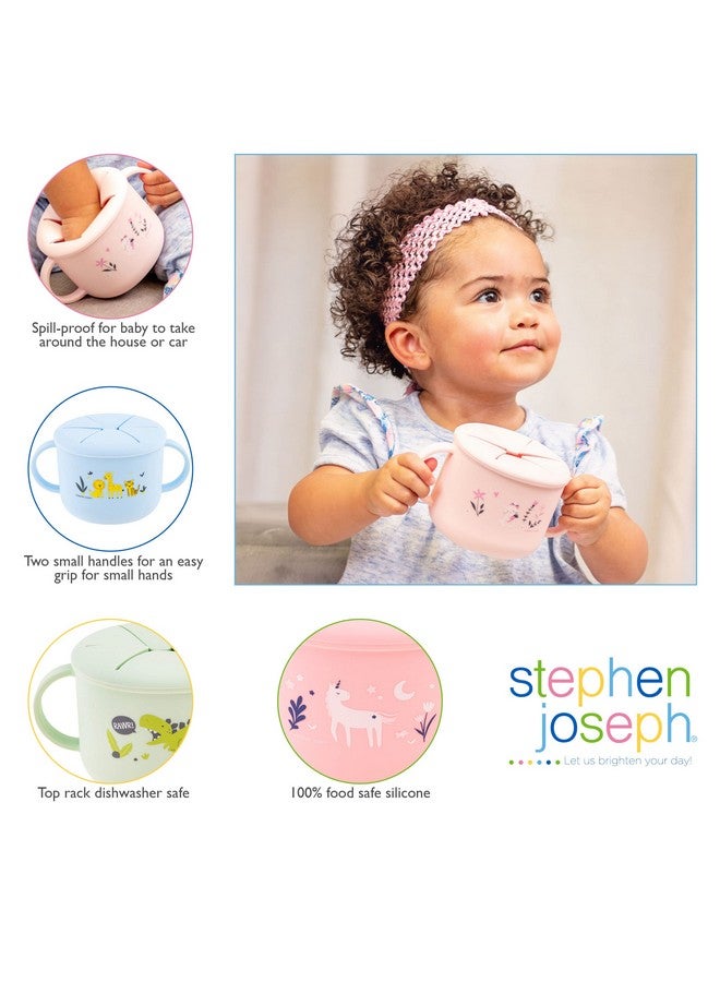 Stephen Joseph, Silicone Snack Cup, Snack Cups for Babies and Toddlers, Bunny, Medium - Image 5