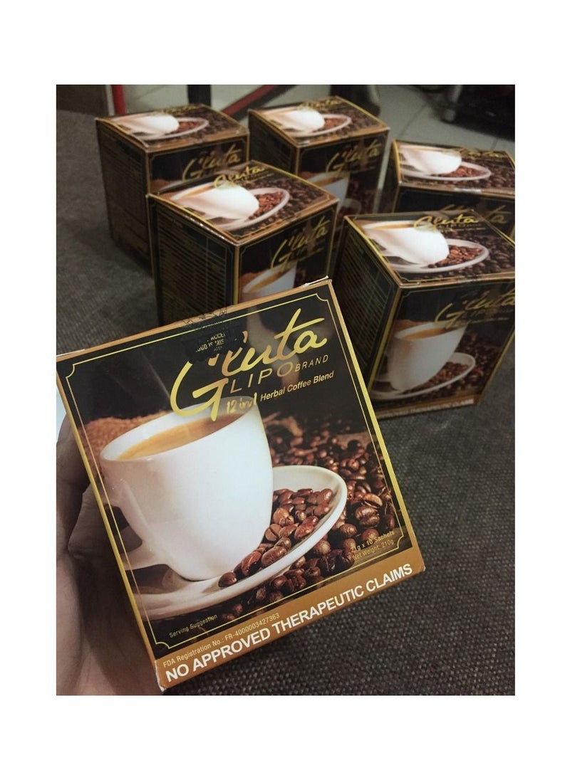 Gluta Gluta Lipo 12in1 Coffee 10 Sachets 