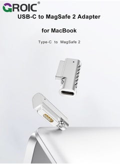 GROIC USB C to Magnetic T-Tip Charging Adapter, 90 Degree USB Type-C to Magnetic 2 T-Head 100W Power Fast Charging Converter for 2013-2015 MacBook Pro Air  - Image 2