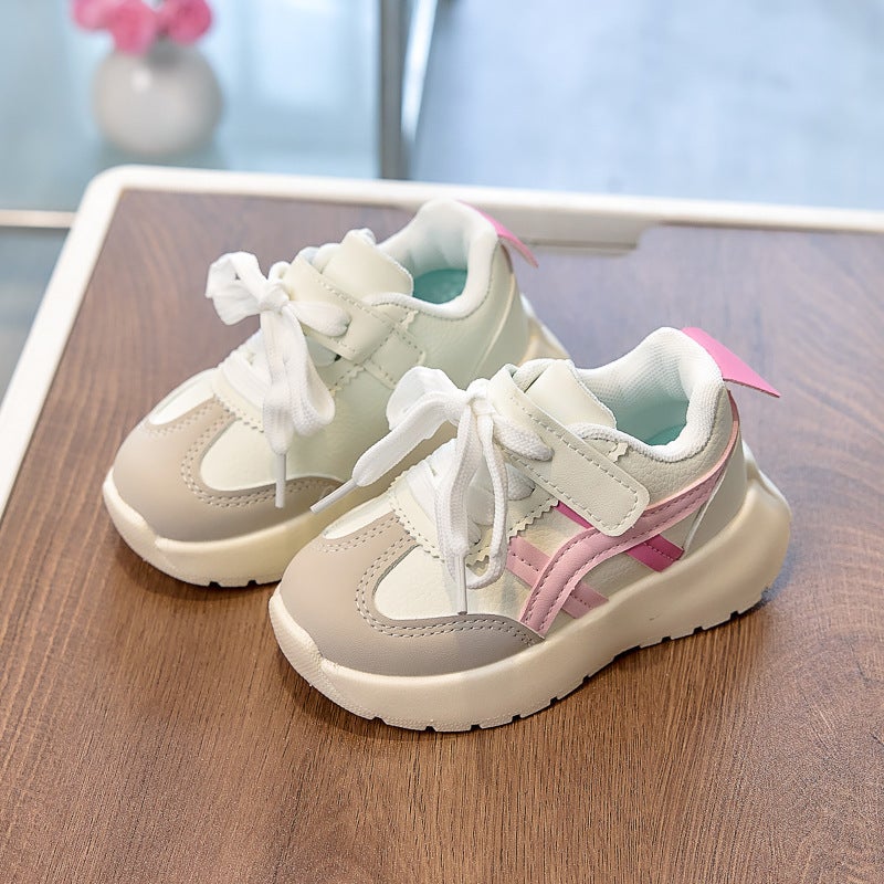 Mesh Sneakers Lightweight Flexible Sole Walking Shoes For Kids Indoor And Outdoor Activities - Image 1