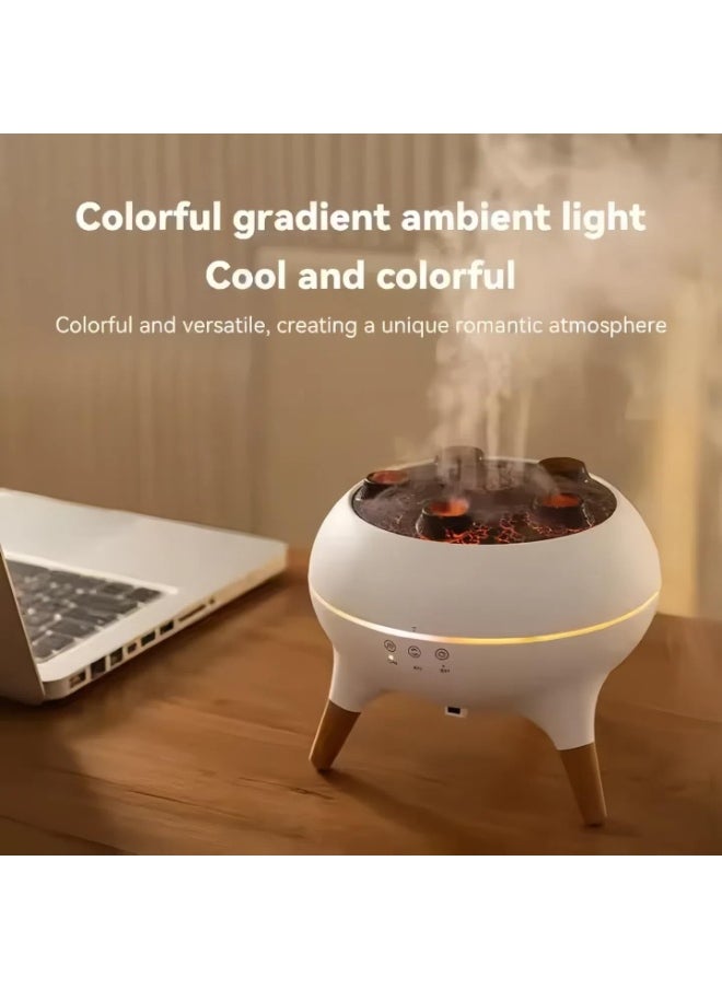 Generic - Dynamic Jellyfish Aroma Diffuser 250ml Ultrasonic Cool Mist Humidifier with Color Changing LED Large Fog Output Essential Oil Diffuser for Home Office Baby Room Romantic Mood Light - Image 1
