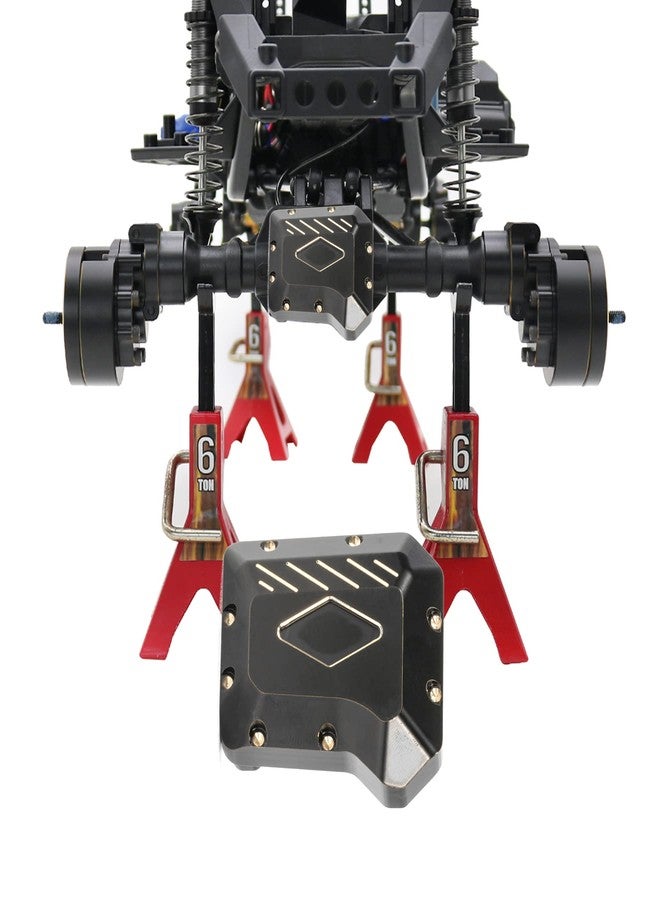 AMK كتل كاستر C-Hubs من النحاس الأصفر TRX4 غطاء تفاضلي من النحاس الأصفر وزن مضاد لمحور أمامي لسيارة 1/10 RC كراولر TRX6 TRX4 قطع ترقية (D 4-in-1) - Image 5