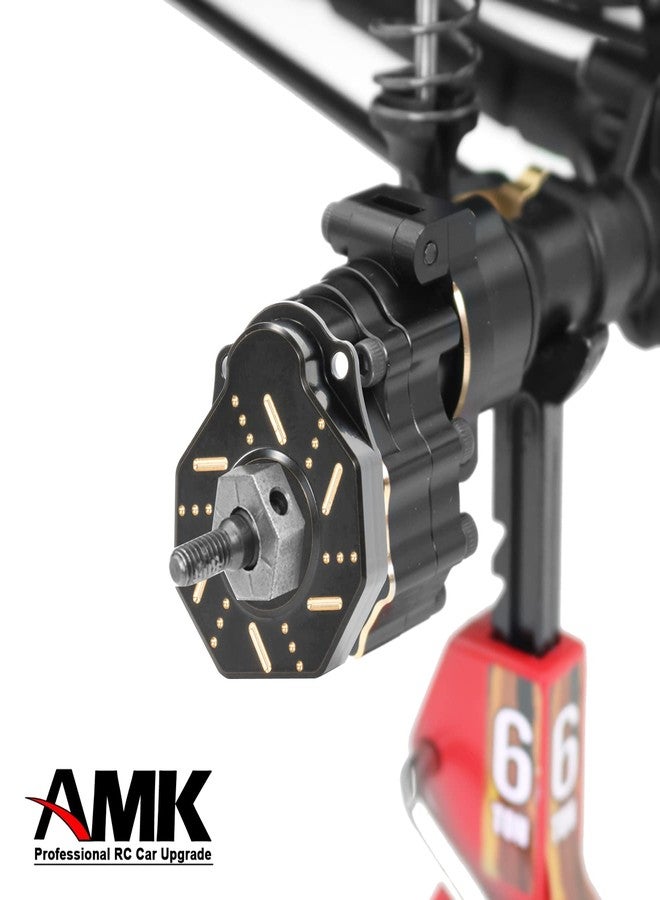 AMK كتل كاستر C-Hubs من النحاس الأصفر TRX4 غطاء تفاضلي من النحاس الأصفر وزن مضاد لمحور أمامي لسيارة 1/10 RC كراولر TRX6 TRX4 قطع ترقية (D 4-in-1) - Image 2