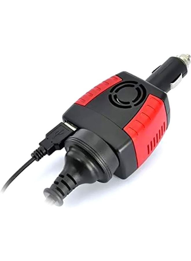 LC 150W Car Power Inverter with USB and Universal Socket - Image 2