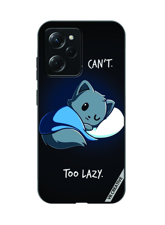 VR CREATIVE Protective Case Cover For Xioami Pcoo X5 Pro Sorry Cant Too Lazy Design Multicolour - Image 1