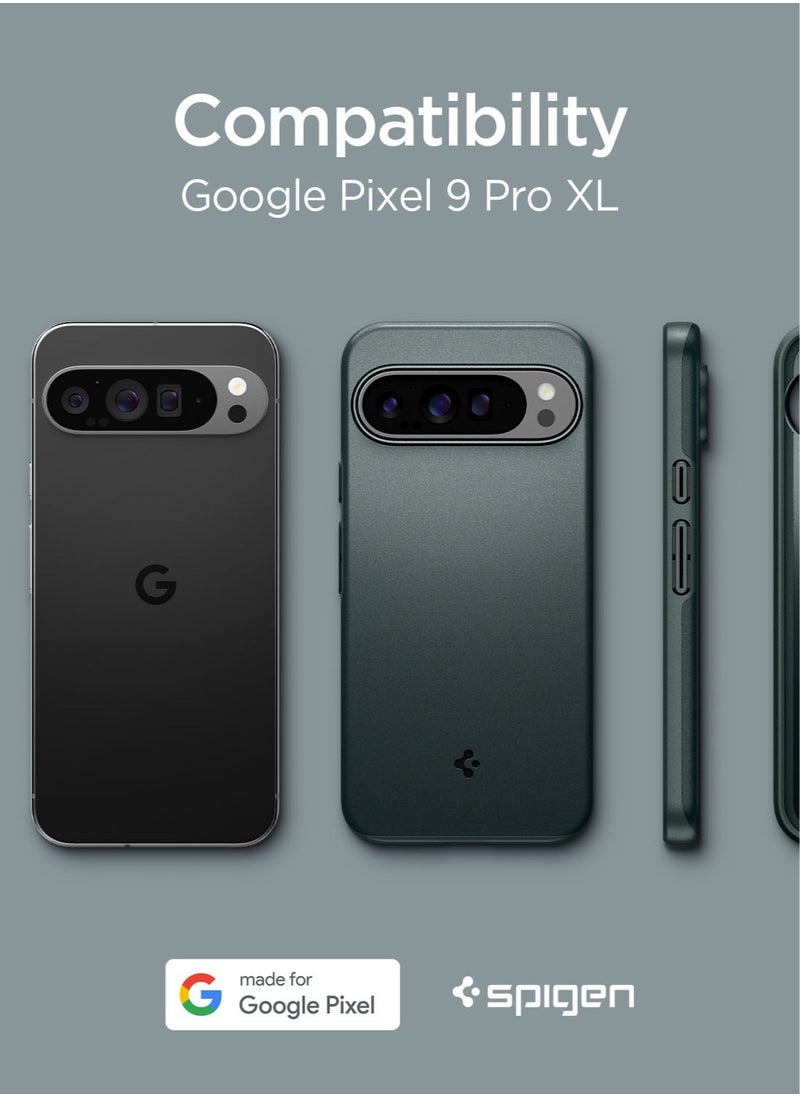 Spigen Thin Fit Google Pixel 9 Pro XL Case Cover - Abyss Green  - Image 2