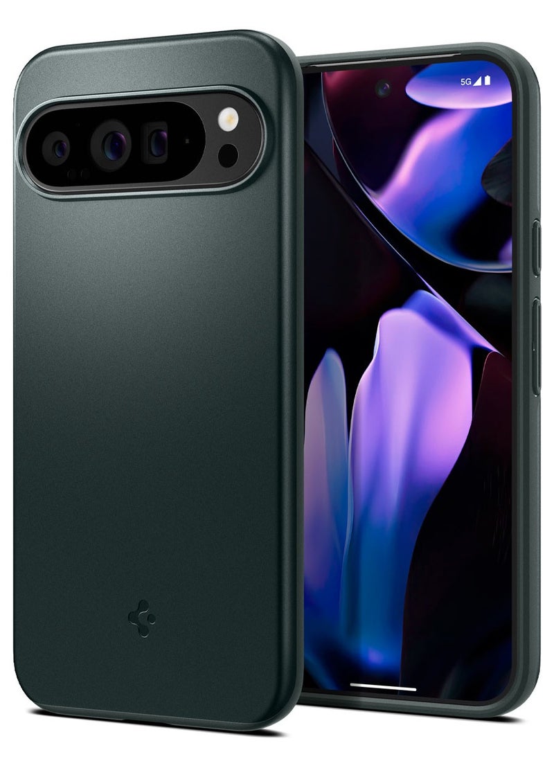 Spigen Thin Fit Google Pixel 9 Pro XL Case Cover - Abyss Green  - Image 1