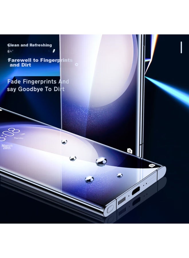 ISKA Yisika Hydrogel Film For Samsung Galaxy S23 Ultra, Samsung S22 Ultra Phone Screen Protector , Non-tempered Full Coverage, Hd Anti-fingerprint Protection Jm253 - Image 3