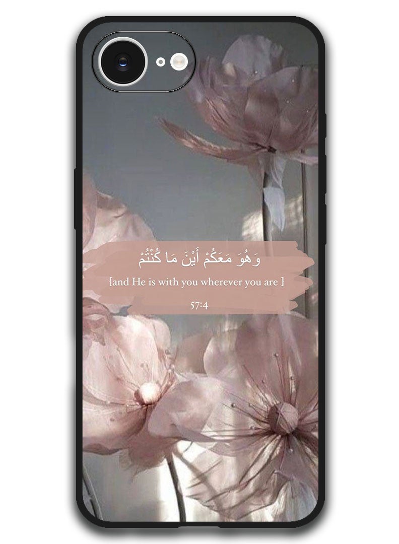 Theodor Case Compatible with Apple iPhone 17e / 16e 6.1 Inch Protection Shockproof Bumper Cover - He is with you - Image 1