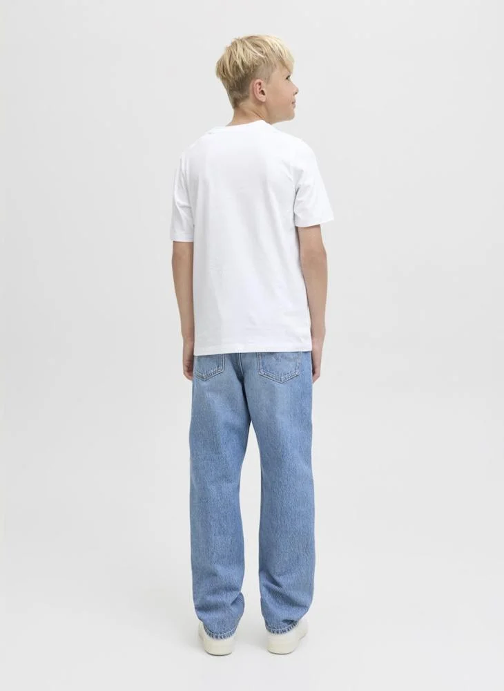 Jack & Jones Junior Kids Log Crew Neck T-Shirt