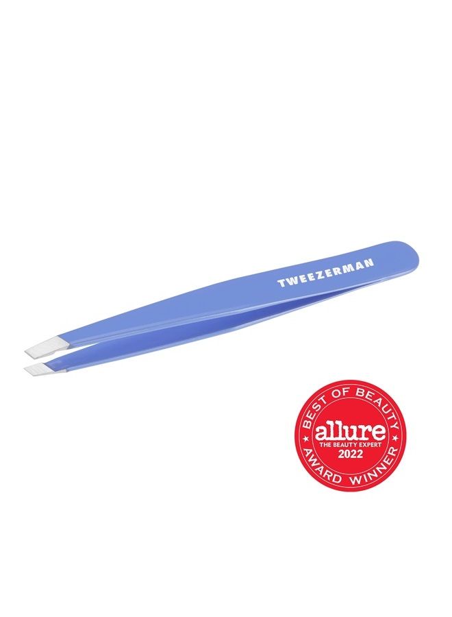 Tweezerman Stainless Steel Slant Tweezer - Eyebrow Tweezers for Women and Men (Lapis Blue) - Image 4