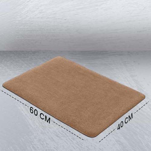 MAXOSHINE Microfiber Bathroom Mat Anti Skid-Highly Absorbent Super Soft Door Mats for Home Kitchen Living Room-2000 GSM Floor Mat - Image 2
