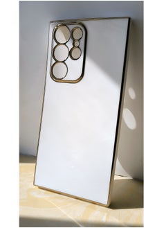 Samsung Galaxy S24 Ultra Mobile Phone Case Cover, Luxury Plating Soft Back Cover, Raised Full Camera Protection