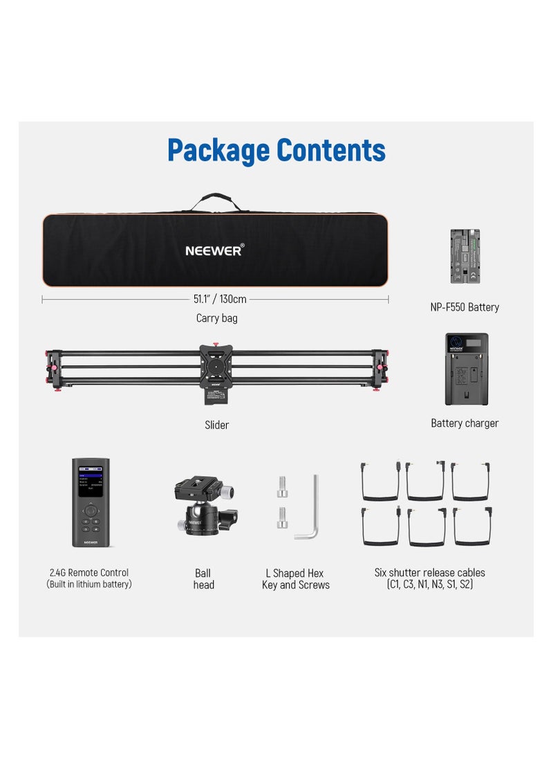 Neewer - NEEWER ER1-100 100CM APP ELECTRONIC VIDEO SLIDER - Image 1