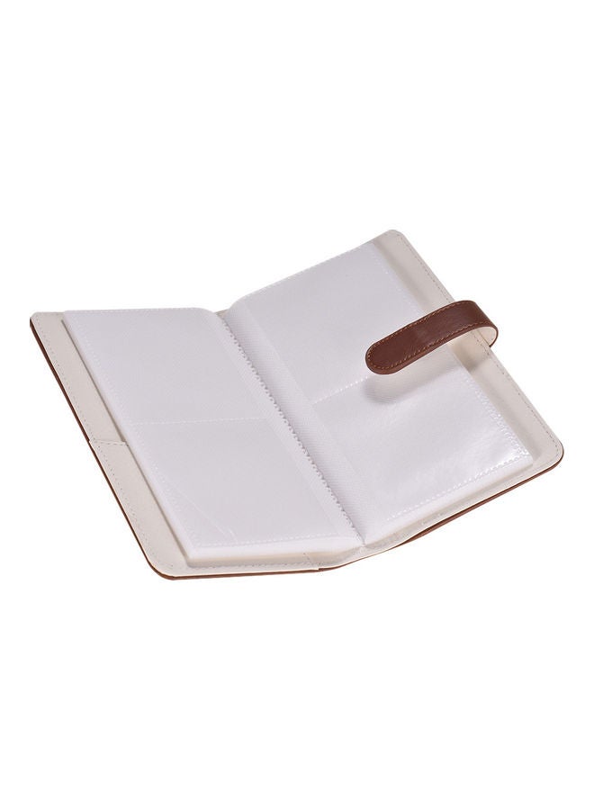 Loquat 80-Pockets Portable Photo Album Brown - Image 2