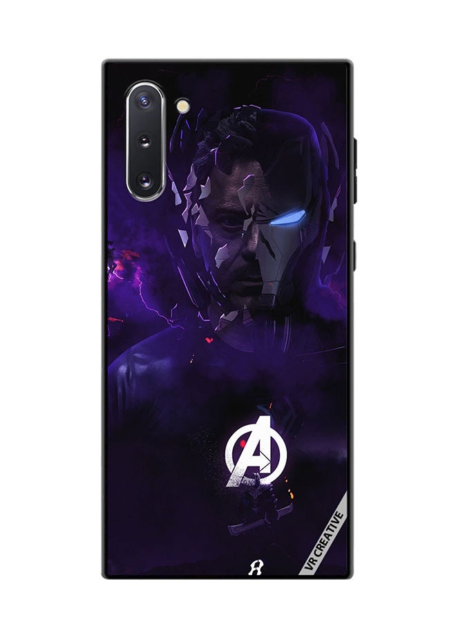 VR CREATIVE Protective Case Cover For Samsung Galaxy Note10 5G Iron Man Avenger Design Multicolour - Image 1