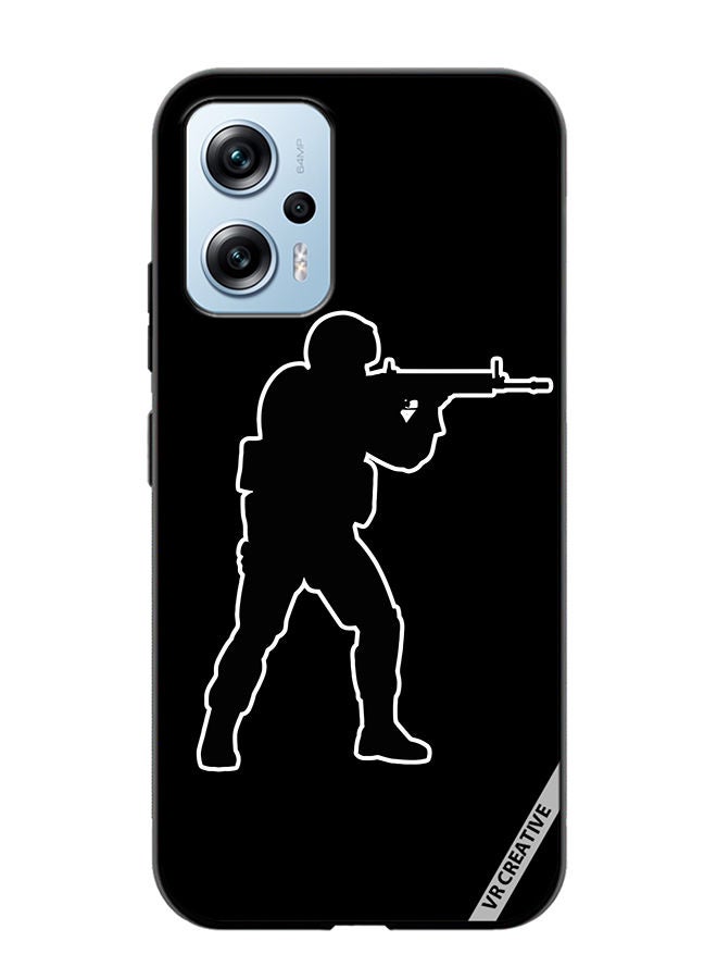 VR CREATIVE Protective Case Cover For Xiaomi Poco X4 GT Black Cs Go Design Multicolour - Image 1