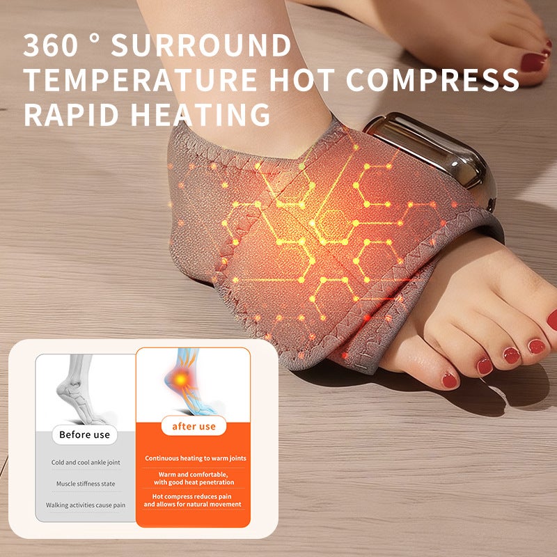 Electric Heating Foot Wrist Massager - Relaxing Ankle Joint Care, Electric Foot Massager - Image 2
