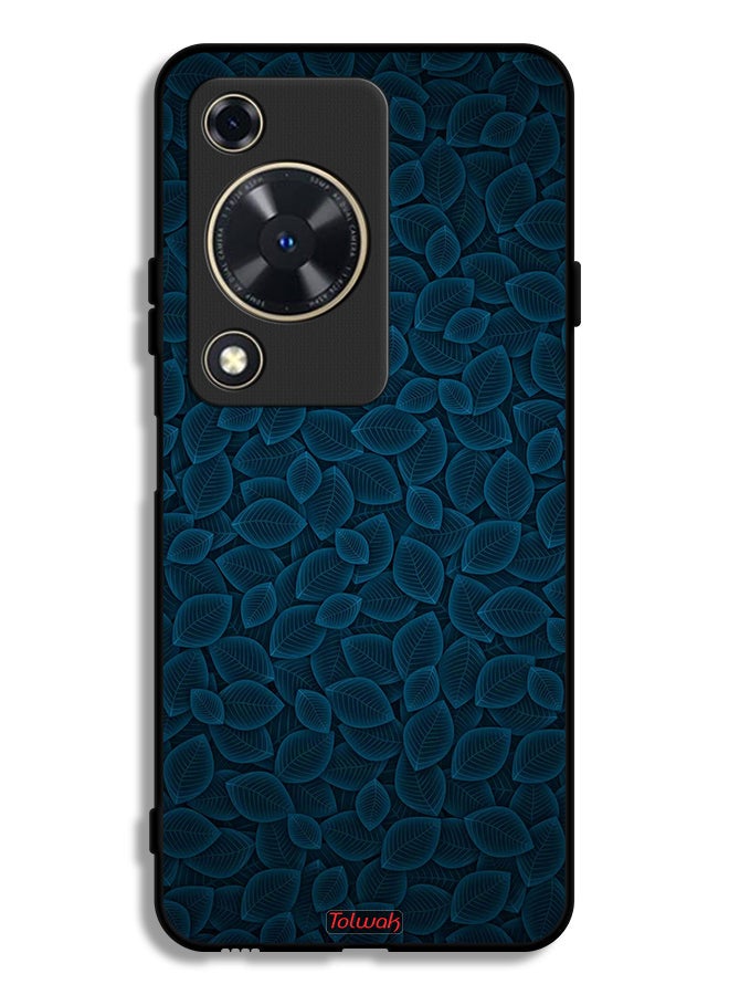 Tolwak Huawei Nova Y72S Protective Case Cover Digital Art Leaves Pattern