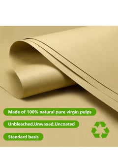 KASTWAVE Butcher Paper Roll 45.7cm x 53meter Food Grade Brown Kraft Wrapping Paper for BBQ Smoker Freezing Grilling Meat Deli Sandwich Package Paper Unbleached Unwaxed Uncoated  - Image 3