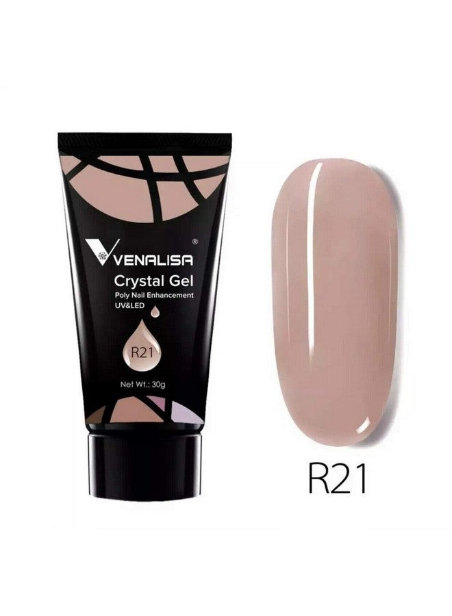 VENALISA Nail Poly Extension Gel, Builder Gel, Nail Thickening, Acrylic Nail Design, Easy to DIY at Home Poly Nail Gel 30g (R21) - Image 2