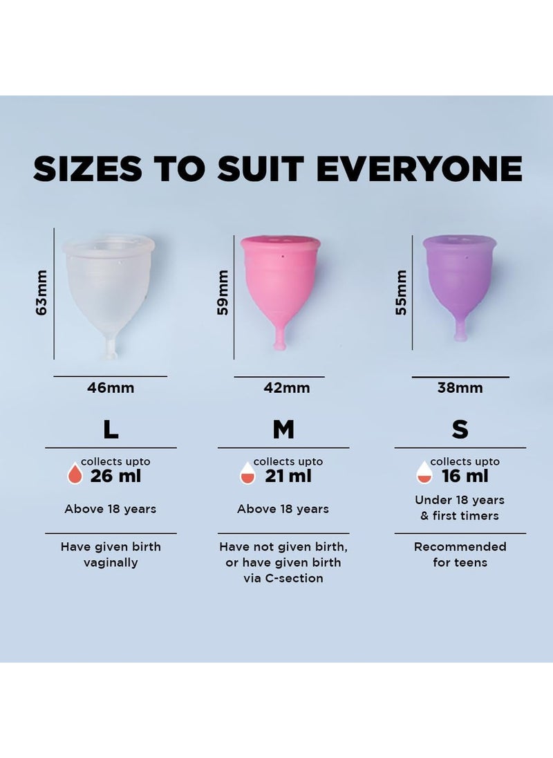 PEE SAFE - PEESAFE Menstrual Cups Medium - Image 1