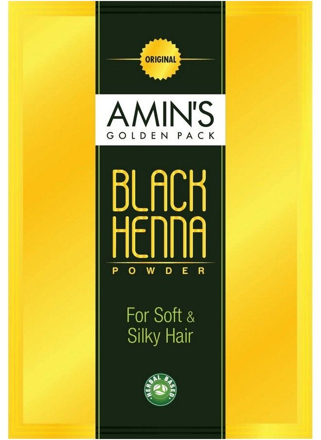 AMIN'S - Herbal Black Henna Powder (Golden Pack) 250G (Pack Of 2) - Image 1