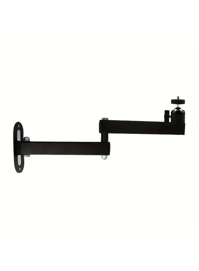 Wall Mounted Projector Bracket 360 Rotation 90 Tilt 4kg Capacity 13 78inch Arms Black - Image 2