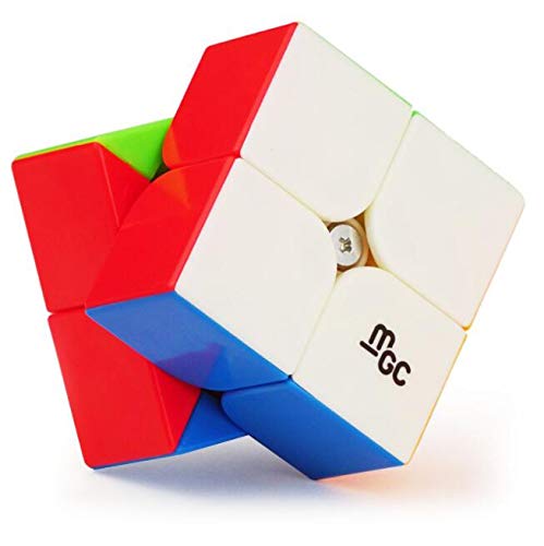 CuberSpeed YJ MGC 2X2 M Stickerless Speed Cube YJ MGC Magnetic 2X2X2 Cube Puzzle - Image 5