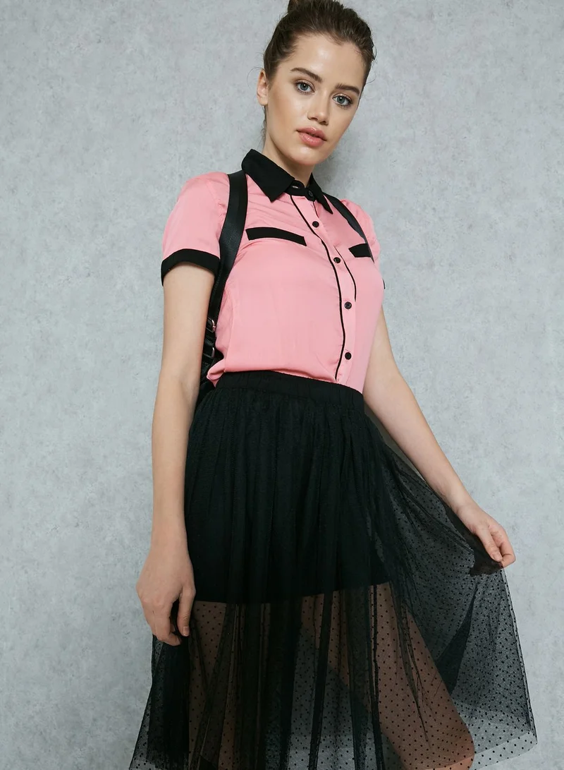Lazy Oaf Bad Luck Button Down Shirt