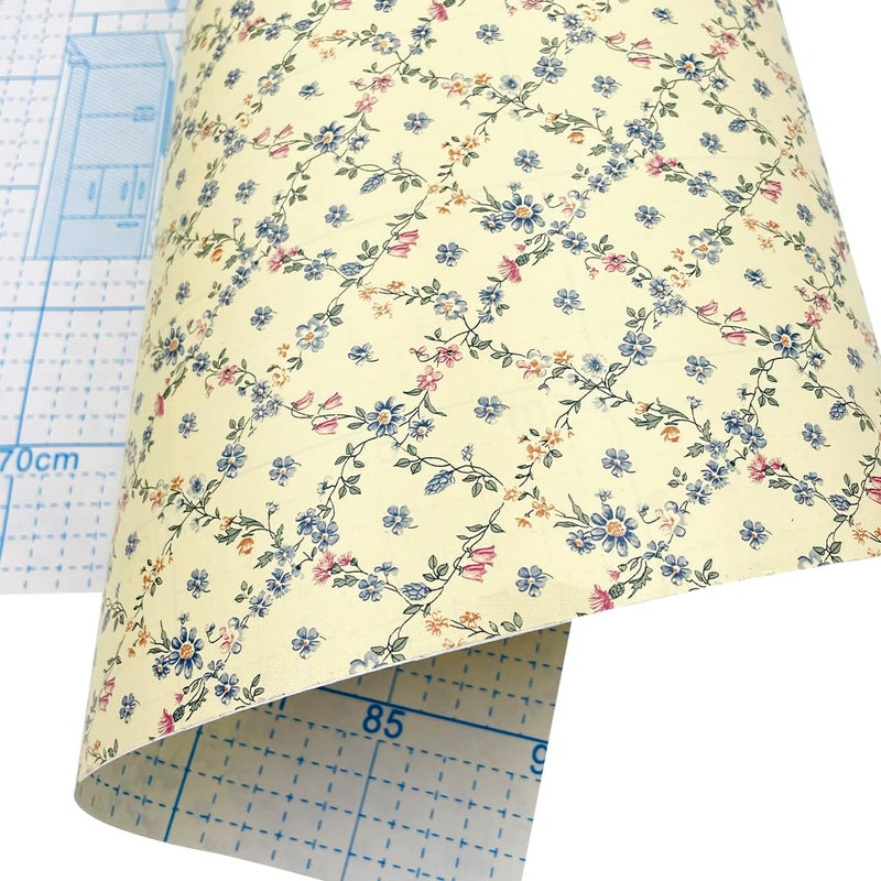 Yifasy 197ft Roll Flower Wallpaper SelfAdhesive Wall Decor Peel Stick Furniture Liner Redo Countertops Drawer Chests 236x177 Inch