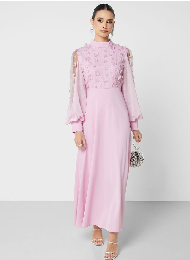 Khizana Applique Detail Dress  - Image 1