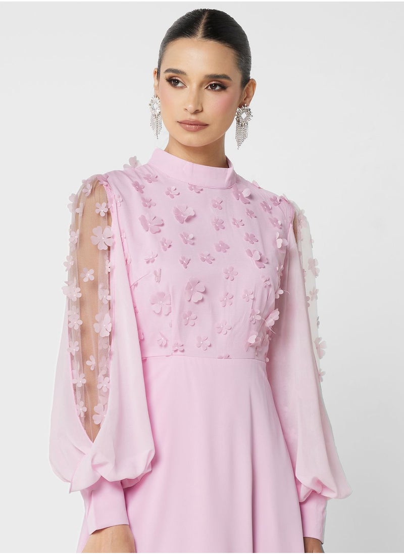 Khizana Applique Detail Dress  - Image 3