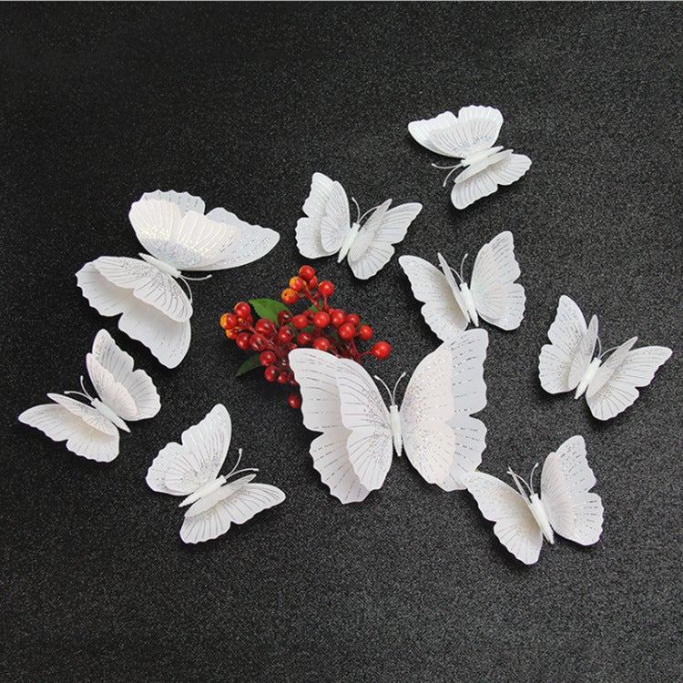 Flash 3D Simulation Butterfly Ambilight Series Home Window Product Accessories Outdoor Gardening Decorations - Image 5